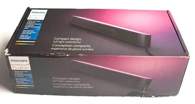 Philips HUE Smart LED Play Light Bar, White and Colour Ambiance