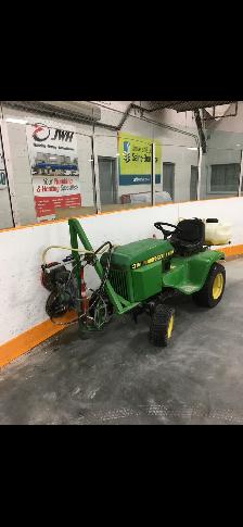 318 John Deere tractor with Arena Board (cleaner) for sale