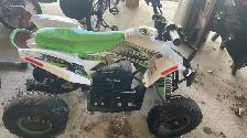 Venom 1300W Kids Electric bike  ATV / 4-Wheeler (White & Green)