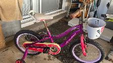 Schwinn Purple Kids Bicycle with Front Basket