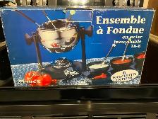 Ensemble à fondue en acier inoxydable - Photo 6