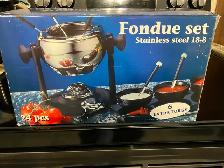 Ensemble à fondue en acier inoxydable - Photo 8