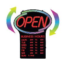Newon Led Open Sign With Hours - Photo 2