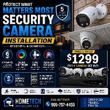 Security camera installation