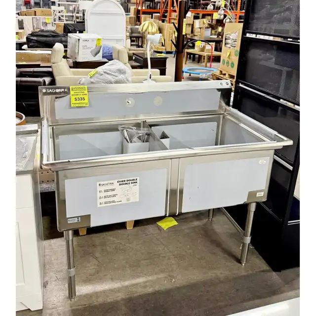 Sagetra Double Sink minor dents