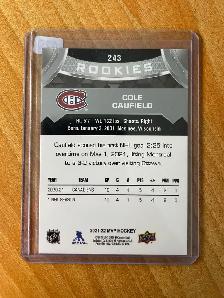 2021-22 Upper Deck MVP Silver Script #243 Cole Caufield SP - Photo 2