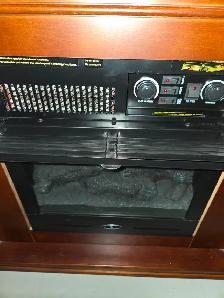 FREESTANDING ELECTRIC MAHOGANY FIRE PLACE - Photo 3