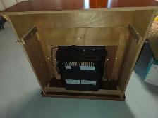 FREESTANDING ELECTRIC MAHOGANY FIRE PLACE - Photo 5