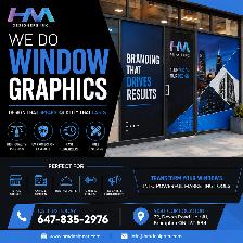 Window Graphics – Custom Design & Installation