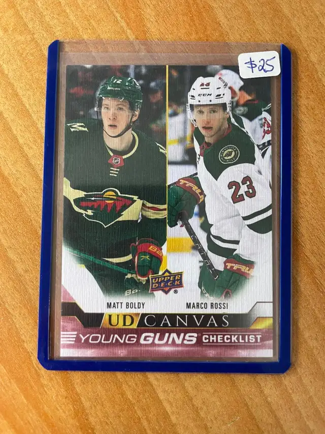2022-23 Upper Deck UD Canvas #C120 Matt Boldy/Marco Rossi YG CL