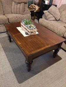 Coffee Table End Table Solid Wood / with Drawer