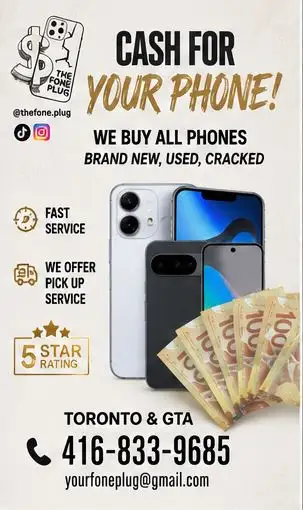 We buy used broken & new iphones