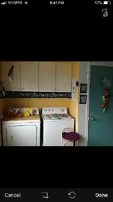 4 1/2 Longueuil métro,  arrière-cour et entrée laveuse-sécheuse - Photo 7