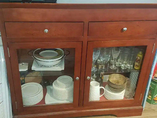 Cherry Wood Dining Room Set