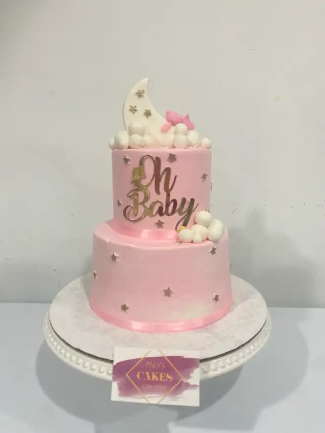 Baby Shower cakes, Oh baby cake, Baby Blocks cake