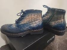 Brand New Stylish Leather Boots Size 11 - Photo 2
