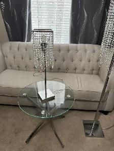 Crystal Floor lights and crystal table lights set - Photo 2
