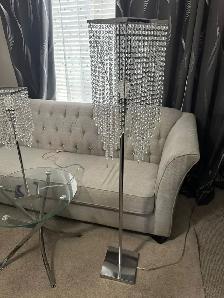 Crystal Floor lights and crystal table lights set - Photo 3