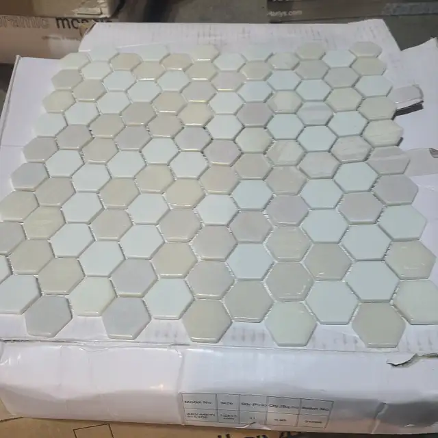 Stylish Polished Porcelain Mosaic Tile