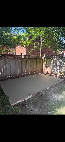 Concrete Slab Installer for Backyard Structures