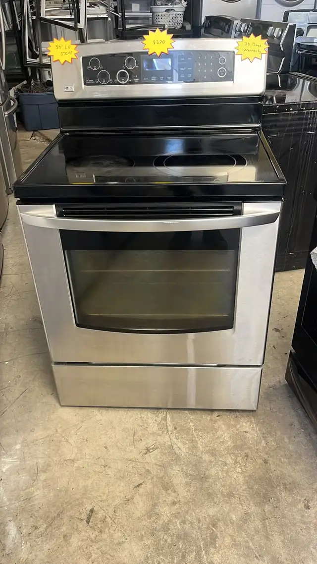 Lg 30" Touch Screen Stainless Stell Stove-30 Day Warranty