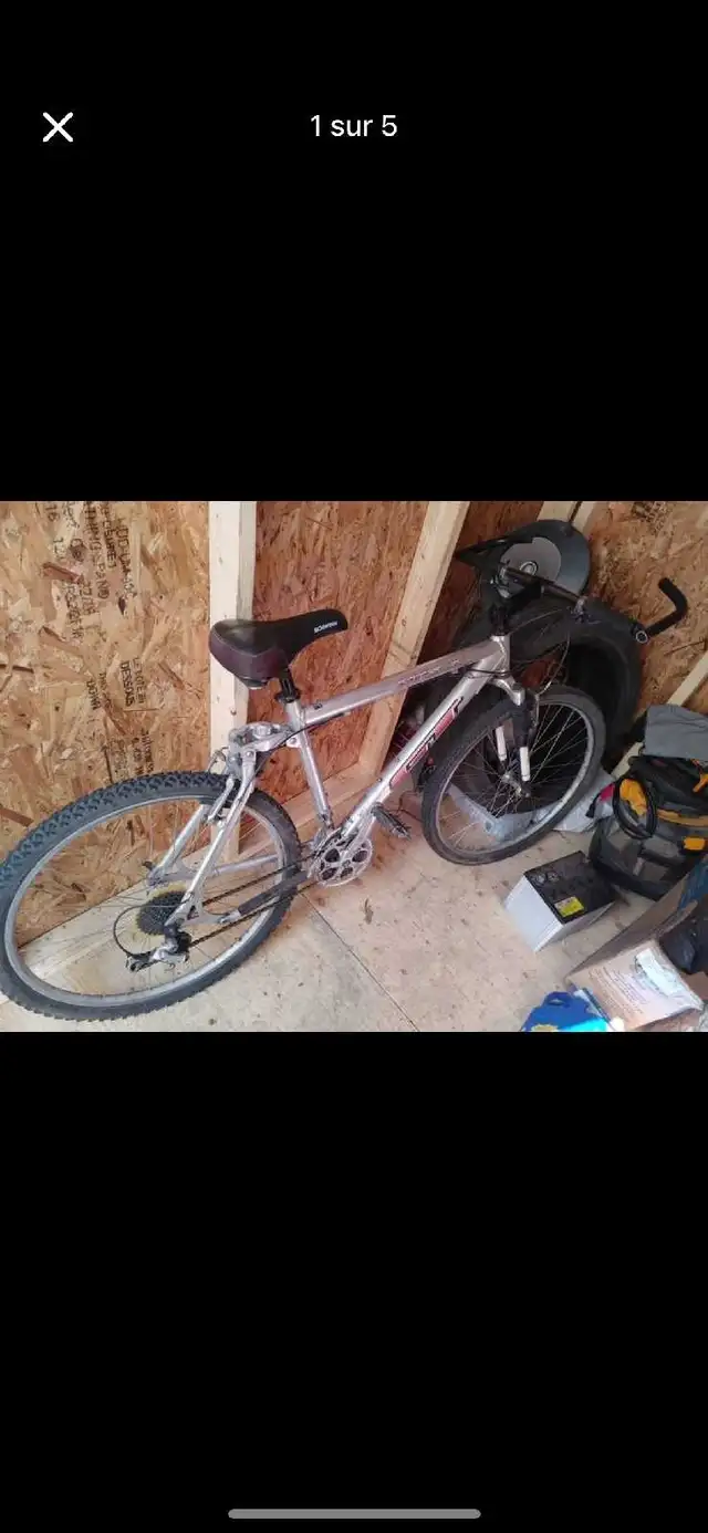 vélo montagne GT double suspension aluminium