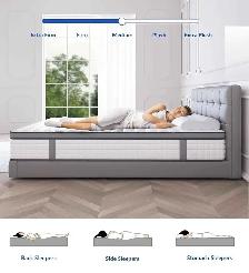 Brand new 12' Gel Memory Foam Mattress Queen size 239.99 Double - Photo 4