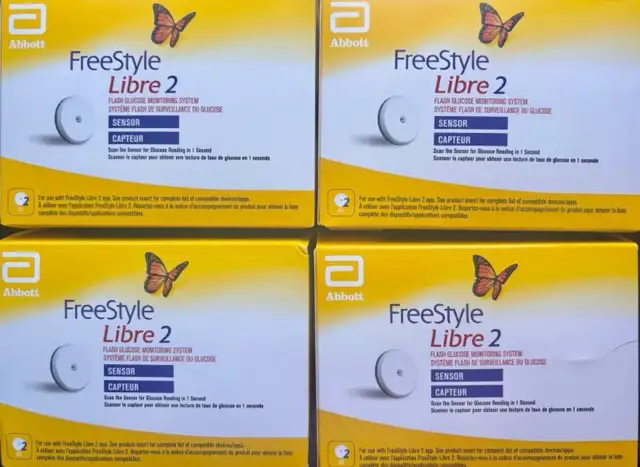 NEW FreeStyle Libre 2 Flash 14-day Sensors, exp. 2026-10-31