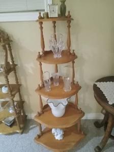 KNICK KNACK DISPLAY SHELVES- OAK AND PINE SOLID WOOD - Photo 2