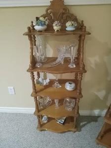 KNICK KNACK DISPLAY SHELVES- OAK AND PINE SOLID WOOD - Photo 5