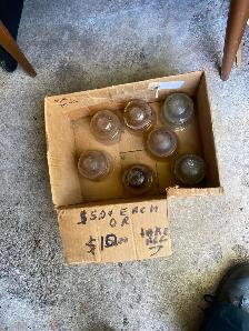 Very Old 7 Power Insulators