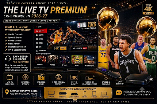 Live 4K Home Streaming Entertainment - Works on All Devices!