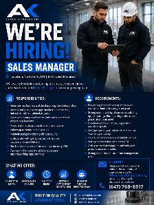 Construction Sales Manager- Commission Based