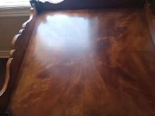 UNIQUE VINTAGE SIDE TABLE 1960'S- WALNUT SOLID WOOD - Photo 5