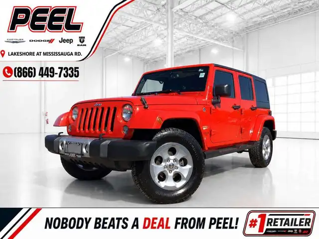 2015 Jeep Wrangler Sahara 6Spd Manual | AS IS | 4X4