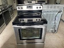 Cuisinière stainless vitrocéramique Amana