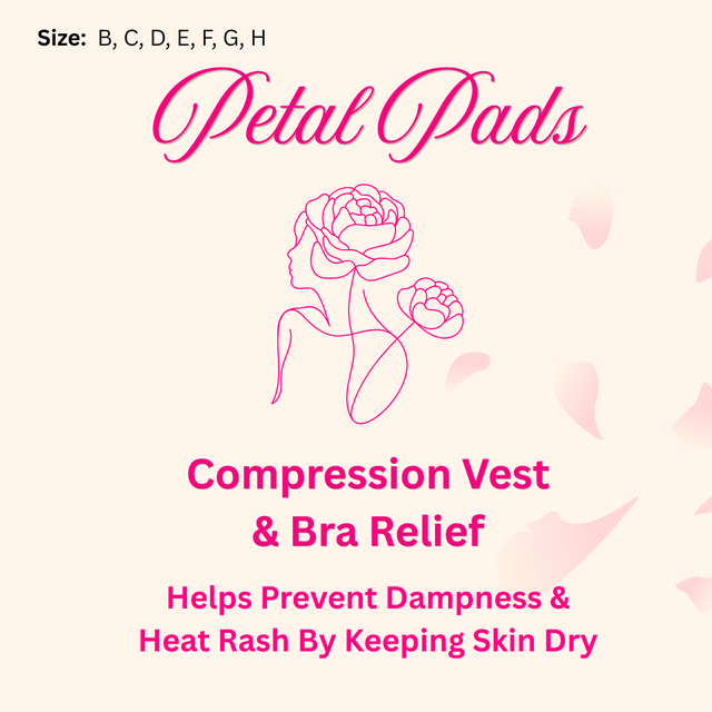 Compression Bra Rash Relief - Petal Pads