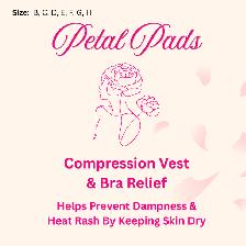 Compression Bra Rash Relief - Petal Pads