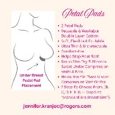 Compression Bra Rash Relief - Petal Pads - Photo 2