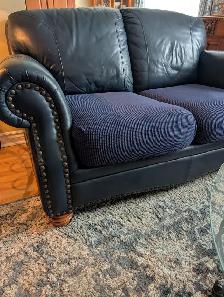 PREMIUM LEATHER LOVESEAT - Photo 2