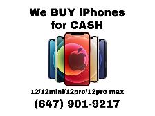 WE BUY! iPhone 12/12mini/12pro/12promax CASH PAID!