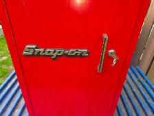 Snap-on Tools 3 Sliding Drawers Side Tool Cabinet Toolbox W Key - Photo 8