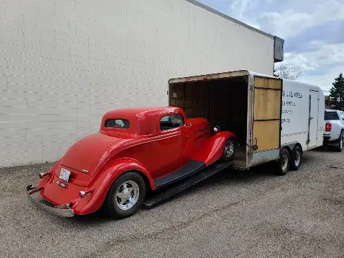 Enclosed Trailer Cars and Trucks Hauling, Call 780-289-8612