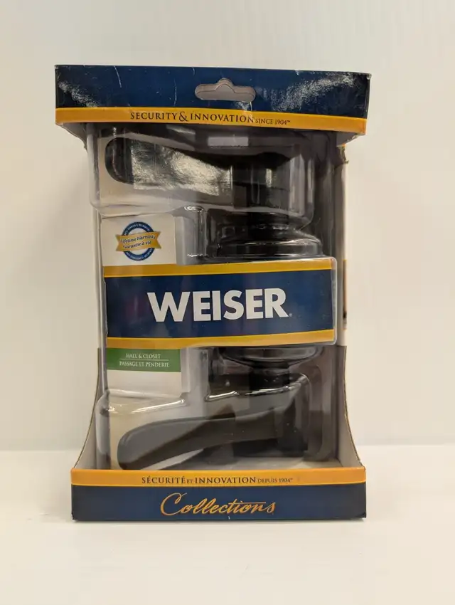 (B4378) Weiser 9gcl1010-006 Door Handles (In box)