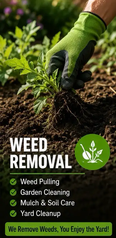 SAY GOODBYE TO WEEDS!