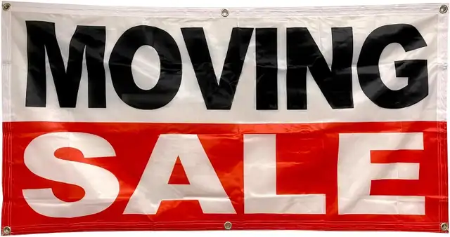 moving/downsizing sale