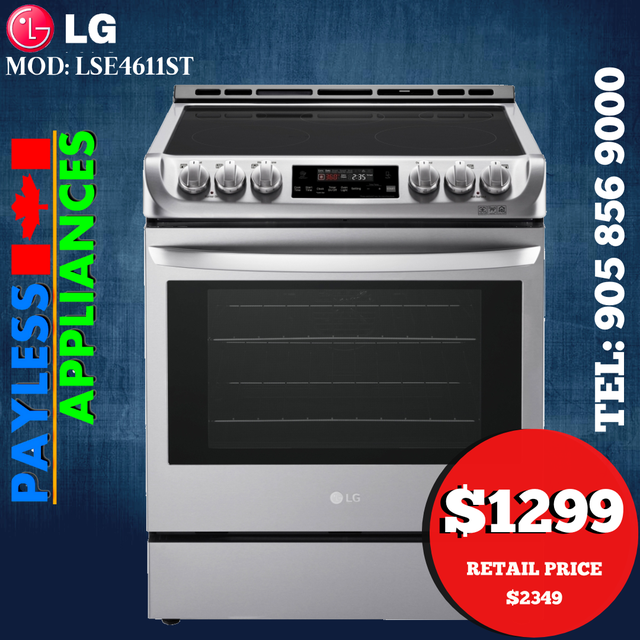 LG Electric Range LSE4611ST 30' Slide In With Convection