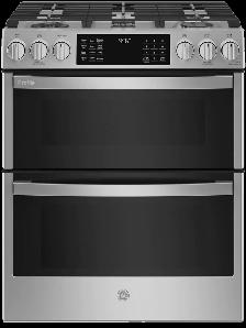 GE Profile PCGS960YPFS 30'Slide In Double Oven Gas Range Air Fry - Photo 2
