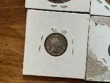 Antique CANADIAN Coins 1890 20c, 1902 5c,  1908 10c, 1916 50c ! - Photo 9