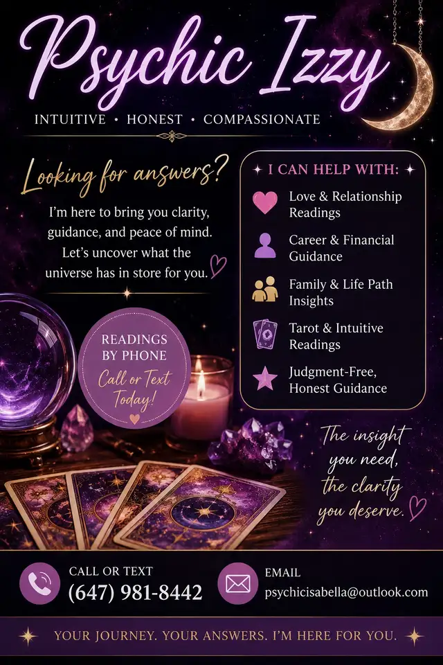 Psychic Izzy – Honest, Compassionate & Insightful Readings